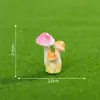 Miniatura Paisaje Simulación Figuras de Animales Lindos, Materiales de Decoración de Jardinería, Adornos DIY, Pequeñas Decoraciones de Escritorio