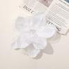 Temperamento Super Fada Feito à Mão Borda Queimada Organza Flor Gardênia Acessórios de Joalheria DIY Adorno de Cabeça Materiais Atacado