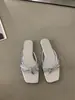 Chinelos Versáteis Estilo Coreano Feminino Verão Peça Externa 2023 Novo Estilo Planos Simples Tira de Dedo Antiderrapantes Sandálias Chinelo