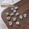 Nuevo 5A Acabado Pila Mariposa Diamante Manicura Lujo Accesible Aleación Ovalada Azúcar de Roca Perla Pila Decoración de Uñas con Diamante Venta al por Mayor