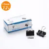 Clip de cola larga negro 32 mm mediano 12 instalados 25 mm 41 mm 51 mm 19 mm 15 mm fábrica auto-vendido generación transfronteriza