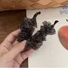 Grampo Banana Elegante Estilo Coreano com Renda Plissada para Rabo de Cavalo Alto 2025 Novo Grampo de Cabelo para Mulheres Mostrar Volume do Cabelo na Parte de Trás da Cabeça Clipe Torcido