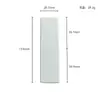 Fábrica en stock blanco hebilla magnética DIY tubo vacío para labial tubo para bálsamo labial cuadrado material de empaque cosmético color tubo vacío