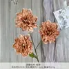 Ramo de Flores Artificiales de Peonía e Hibisco, Flores de Seda Hechas a Mano para Decoración de Bodas y Arreglos de Paisaje