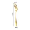 Juego de Cubiertos de Acero Inoxidable 1010 Transfronterizo 304 Cuchillo, Tenedor, Cuchara Juego de Cuatro Piezas Estilo Occidental Hotel Cuchillo y Tenedor para Filete Juego de Cena Chapado en Oro