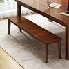 Escritorio largo grande para sala de estar, mesa larga, banco de trabajo, escritorio para el hogar, mesa de estudio, mesa de computadora con patas de madera maciza, mesa larga grande