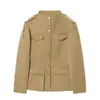 Roupas Femininas Europeias e Americanas Transfronteiriças AliExpress Venda Quente Moda Decoração com Tiras Blazer Emagrecedor