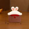 Micro-paisaje pequeños adornos lindo 15 año nuevo cerdo y conejo adorable conejo jardinería Año Nuevo resina adornos accesorios