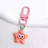 Llavero de Bob Esponja y Patricio Colgante Lindo Estudiante Mochila Escolar Accesorios de Dibujos Animados para Mejores Amigos