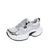 Nuevos Zapatos de Mujer Verano 2026: Zapatillas Chunky de Papá, Zapatillas Versátiles de Estilo Coreano para Mujeres Bajitas que Aumentan la Altura, Zapatos Casuales de Moda