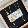 Nuevo Diseño Nacional Estilo Chino con el Carácter "Fu" Bolsa Candado Collar de Loto, Oro Arena Vietnamita Exquisita Cadena Clavícula Bolsa Candado para Mujer