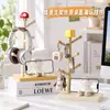 Soporte para Teléfono Móvil con Forma de Árbol Champiñón de Dibujos Animados Soporte de Escritorio para Gaming Soporte de Cabeza para Auriculares Almacenamiento de Escritorio Estante Colgador Artículo Decorativo