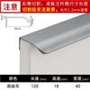 Puxador de Porta de Guarda-Roupa Puxador Invisível Embutido Moderno Simples Minimalista Dourado Porta de Armário Fenda Lateral Puxador Longo