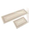 Tapete Antiderrapante de Cozinha Absorvente de Óleo e Água, Cor Sólida Simples, Resistente à Sujeira, Diatomito, Duas Peças, Doméstico