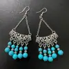 Brincos Exóticos Mais Vendidos, Argolas de Orelha Clássicas Elegantes Estilo Vintage Artístico, Brincos Versáteis com Pingente de Franja Vazado da Moda