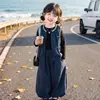 Conjunto de tres piezas para niña estilo coreano con chaleco ribeteado, colección primavera/otoño, nueva moda 2026, atuendo elegante para niñas pequeñas