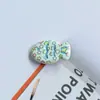 Grampo de Cabelo Peixe com Padrão Colorido, Grampo de Pescada Fofo e Transparente, Presilha Estilo Doce para Franja Lateral de Menina, Acessório de Cabelo de Desenho Animado