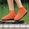 Cubrezapatos impermeables y a prueba de lluvia mejorados, antideslizantes, engrosados y resistentes al desgaste, para mujeres y hombres, botas de lluvia portátiles, de silicona y látex para niños