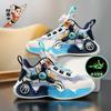 Zapatillas Deportivas para Niños 2024 Otoño Nuevas Zapatillas Deportivas de Doble Malla Transpirable Zapatillas de Running de Malla Luminosa para Niños