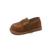 Zapatos de Cuero para Niños 2025 Primavera y Otoño Nuevos Zapatos de Cuero de Moda para Niñas Suela Suave Zapatos Mocasín Zapatos Birkenth para Estudiantes Zapatos Casuales de Una Sola Capa