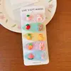 Grampo de Cabelo de Desenho Animado para Meninas Pequenas, Presilha para Franja, Presilha para Traseira da Cabeça de Bebê, Acessório de Cabelo Mágico para Meninas