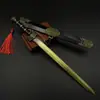 Espada de Estilo Antiguo Espada del Rey Yue Gou Jian Espada Ruyi Espada de Qin Shihuang Espada Arma Antigua Modelo Coleccionable Hoja Sin Abrir
