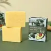 [Seda Simi] sabonete de óleo essencial de leite de cabra e abacate sabonete artesanal limpa e hidrata 100G
