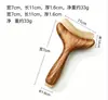 Peine de masaje de resina imitación cuerno para masaje de meridianos, palo de masaje facial y corporal completo, herramienta de masaje de belleza