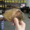 Novo Cartão Dourado do Tesouro Xizang Deus Amarelo da Riqueza Mãe do Dinheiro Foka Xizang Zagiram Cartão Dourado Manjushri Carter Price Venda Direta
