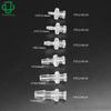 Conector Luer Hembra de Rosca Externa de Plástico PC Blanco de Alta Calidad Conector de Espiga para Manguera