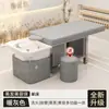 Cama de Lavar Cabelo com Terapia para Cabeça de Exportação Transfronteiriça, Cama de Lavar Cabelo Multifuncional com Circulação de Água por Empurrar e Puxar, Vaporização e Beleza, com Aquecedor de Água Integrado