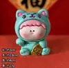 2026 Año del Caballo Gato de la Suerte Caja Sorpresa Figura Lindo Gato de Dibujos Animados Decoración de Escritorio Regalo de Año Nuevo