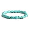 Venta transfronteriza AliExpress Amazon Pulsera turquesa europea y americana pulsera de cuerda elástica traje hombres y mujeres pareja novias