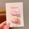 Pinza para el Cabello de Dopamina para Niñas, Pinza Lateral de Verano, Pasador Lindo de Oso de Dibujos Animados, Pinza para Flequillo de Niños