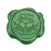 Adesivo de carimbo de cera de vedação verde pinho Série de Natal adesivo de selo para decoração de envelope convite garrafa de vinho presente