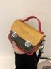 Bolsas de Mujer Transfronterizas 2026 Primavera Nueva Moda Mini Bolso Mensajero Bloques de Color Tendencia Bolso Pequeño Cuadrado de Un Solo Hombro Bolso Cruzado