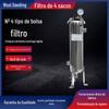 Fornecimento direto da fábrica Não. 4 filtro de saco 2205 material águas residuais domésticas água da torneira municipal tipo saco