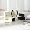 Caja de Almacenamiento de Joyería al por Mayor con Tapa Texturizada y Base, Caja para Anillos, Caja para Aretes, Caja Extraíble para Pulseras, Caja de Embalaje para Joyería de Collares