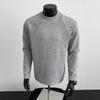Camiseta de Manga Larga Patchwork Desconstruido Estilo Americano de Moda para Hombre, Nueva Moda Otoño 2025 Sudadera Pulóver para Hombre