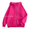Comércio Exterior Amazon Site Independente Moletom Masculino Manga Longa Zíper Oversized Streetwear Hoodie Largo em Estoque