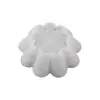 Molde de Silicone Espelhado para Tigela de Waffle Irregular em Miniatura com Flor, Tigela para Vela Grande e Pequena, Tigela de Armazenamento