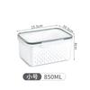 Caixa de armazenamento de alimentos frescos para geladeira, caixa especial para congelamento com tampa, caixa selada para alimentos de cozinha doméstica, lancheira de frutas