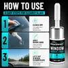 Pegamento Reparador de Cristales de Coche Kineshinex, Agente Reparador de Grietas en Parabrisas Delantero, Relleno para Grietas Tipo Ojo de Buey y Abolladuras Pequeñas