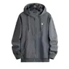 Moletom Cardigan Bordado de Pônei Novo Transfronteiriço Jaqueta com Capuz Masculina Primavera e Outono