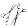 Tijeras Yang de 6.0 pulgadas Tijeras de Peluquería Tijeras de Barbero Tijeras Planas Tijeras para Flequillo Tijeras Deslizantes