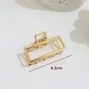 Pinza de Garra de Metal con Pedrería Coreana, Pinza de Tiburón con Fleco de Lirio del Valle, Pinza para Rodete, Accesorio para el Cabello