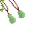 Colar de Corda Vermelha com Pingente de Buda Maitreya e Guanyin em Jade de Imitação Hetian, Pingente de Jade de Imitação, Suprimento para Vendedores de Rua, Presente de Corda da Sorte Atacado