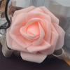F Fabricante 8cm Espuma Flor Rosa Artificial Flor Falsa Planta Artificial Rosa Cambiante Flor Artificial Cabeza de Flor Falsa Venta al por Mayor