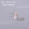 Zm Nuevo Super Flash Circonita Cruz Joyería para Uñas Arte de Uñas Joyería de Circonita Incrustada Plata Blanco Negro Cobre Joyería de Diamante para Uñas 28