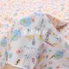 Tela de Sarga de Algodón Cepillada Primavera y Otoño Estampada con Dibujos Animados para Bebés y Niños Ropa de Casa